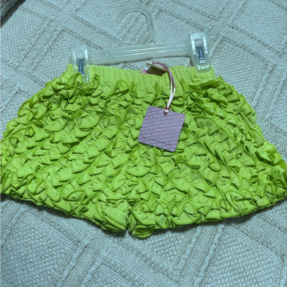 Lime Green Ruffled Sorts